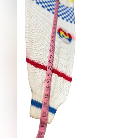 Vintage NO! THE JEANS REVOLT Graphic Crewneck 80’s Longsleeve Sweater SZ:L - Picture 5 of 14